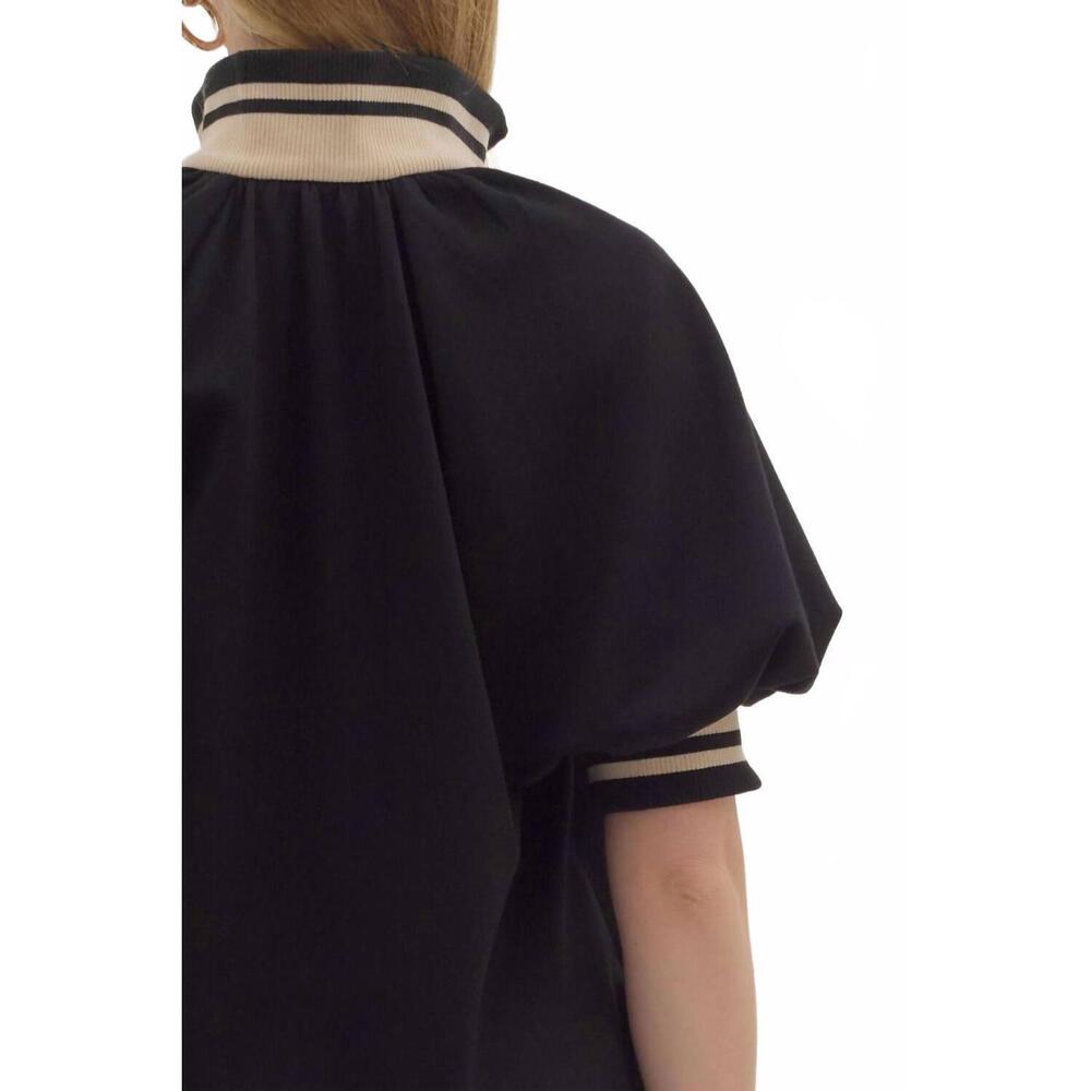 entro Black Mini Dress with Gold Trim - Picture 6 of 7
